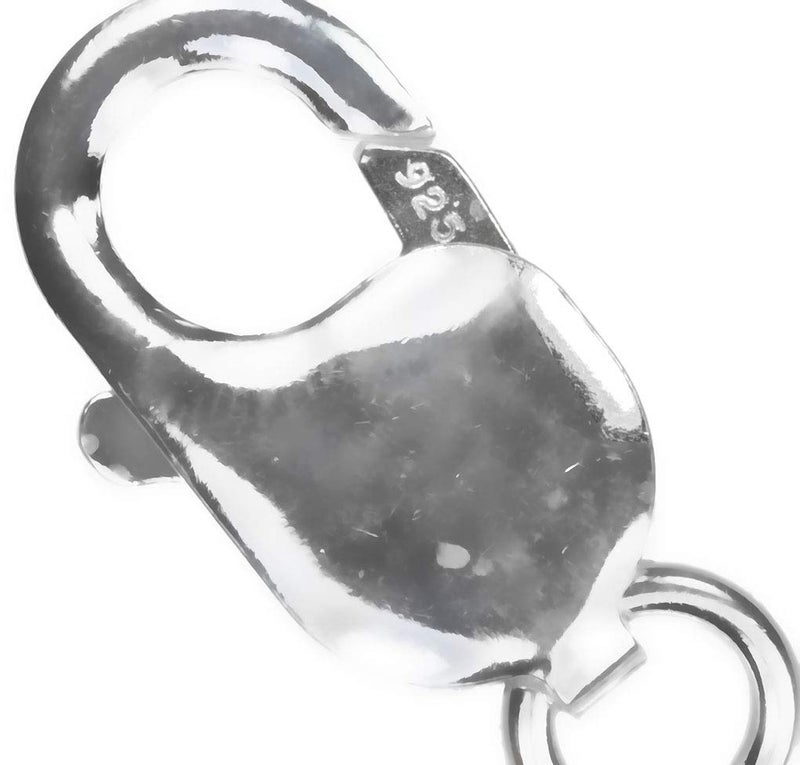 uGems Sterling Silver Lobster Clasp Very Extra Large 9x18mm (1) - Image 2